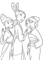 kolorowanki Mulan Disney numer 31